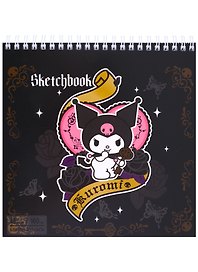 Скетчбук "Kuromi 2", 19 х 19 см, 48 листов