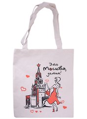 Сумка Это Москва детка Спасская башня (ткань) 34х41 (106-2-19D-2-rus)