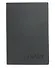 Ежедневник недат. А5 152л "Radiant" черный, иск.кожа, интегр.переплет, покрытие Soft Touch, офсет, скругл.углы, ляссе - 2
