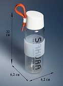 Бутылочка Sakura Красный ремешок (490 мл) (909222) - 1