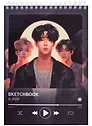 Скетчбук А5 40л "K-pop Style" спираль