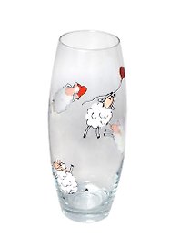 Ваза Овечки стекло (26см) (354-482)