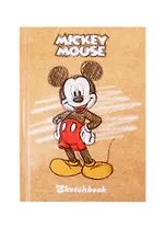 Скетчбук А6 80л "Микки Маус" 100г/м2, тв. переплет