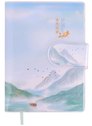Записная книжка А6 80 листов в линейку, "Japan" на кнопке, в ассортименте