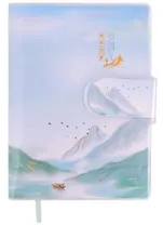 Записная книжка А6 80 листов в линейку, "Japan" на кнопке, в ассортименте