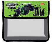 Папка для тетрадей А5 "MonsterTruck" 2отд., пластик, липучка.