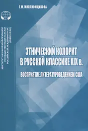 Этнический колорит в русской классике XIX в. Восприятие литературоведением США