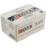 Акриловые краски по ткани DECOLA, 6 цветов