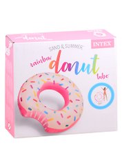 Круг надувной для плавания 94 см. Клубничный пончик INTEX. (в коробке) Арт. 56265NP