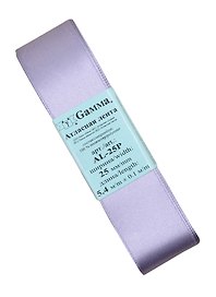 Лента атласная ТМ Gamma 25мм ( 1 ) AL-25P 5,4м №088 стальной