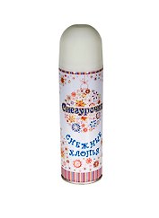 Новогодний спрей Снегурочка Снежные хлопья белый (250 мл)