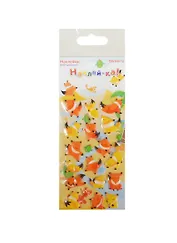 Наклейка декоративная зефирная 4 Лисята 1 (80х150) (упаковка)