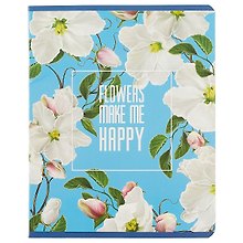 Тетрадь общая «Happy flower», 48 листов в клетку, A5 - Be Smart