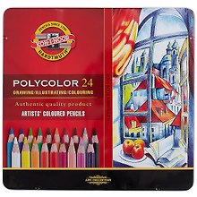 Цветные карандаши «Polycolor», Koh-I-Noor, 24 цвета