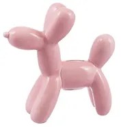 Копилка Собачка-шарик (розовая) (22х21) (керамика) (12-edeng-202506-D11)