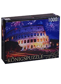 Пазл «Италия Ночной Колизей» 1000 элементов, KonigsPuzzle