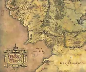 Скетчбук Властелин колец Карта Средиземья (96 стр)