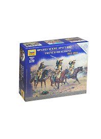Сборная модель ЗВЕЗДА, Французские драгуны (1:72) 6812