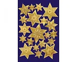 HERMA Наклейки DÉCOR Новый год Звезды на фиолетовом фоне