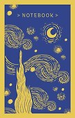 Книга для записей «Ван Гог. Письма к друзьям», А5, 96 листов, в точку, Эксмо - 0