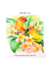 Набор для творчества Origami. Алмазные узоры «Райский сад. Тропическое лето», 30 х 30 см
