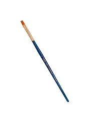 Кисть художественная Галерея, синтетика, плоская, короткая ручка №6, Гамма