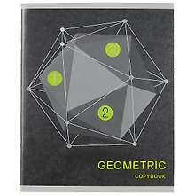 Тетрадь общая «Geometric», 96 листов в клетку, А5, в ассортименте - Listoff