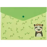 Папка-конверт А4 на кнопке "Панда"