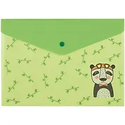 Папка-конверт А4 на кнопке "Панда"