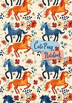 Записная книжка А6 32л "Cute Pony Notebook" дизайнерская бумага