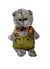 Мягкая игрушка Басик в штанах с подтяжками (22см) (Ks22-014)
