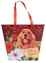 Аромасаше в сумочке С Новым годом, яблоко