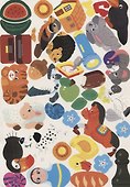 Книжка «Алфавит» (100 наклеек!) - 2