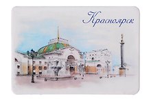 Магнит картон ЖД-вокзал (Красноярск) (МК/101/006)