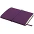 Записная книжка А6 100л лин. "LITE BOOK. Фиолетовый" иск.кожа, интегр.переплет, скругл.углы, ляссе, поперечн.резинка, инд.уп. - 1