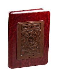 Ежедневник недат. А6 144л "Western" темно-бордо, иск.кожа, мягкий переплет, нашивка с тисн, In Folio