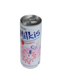 Милкис Клубника газ. 0,25 л (ж/б)