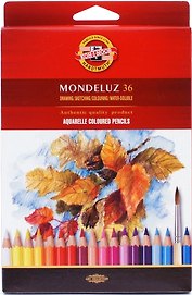 Карандаши цветные акварельные «Mondeluz», Koh-i-Noor, 36 цветов