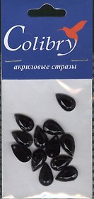 Стразы акриловые Colibry 1 (W8-13) (каплевидные) (8х13 мм) (упаковка)