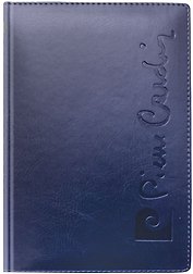 Ежедневник недат. А5 144л "Tuileries" кожзам, синий, Pierre Cardin