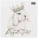 Скетчбук 200*200 40л "Кролик" белый офсет, 160г/м2, тв.обложка