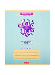 Тетрадь в клетку Hatber, "Всё замечательно!", 12 листов, в ассортименте