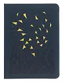 Записная книжка А6 80л кл. "GALLERY. Ночной  (NEW)" иск.кожа с поролоном, термотиснение, ляссе, скругл.углы, инд.уп.