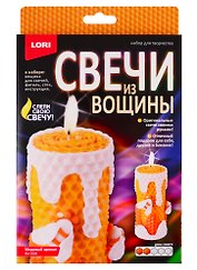 Набор для творчества LORI Свечи из вощины Медовый аромат Вн-008