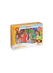 Набор Step puzzle пластиковых кубиков С/м 12шт. Чебурашка