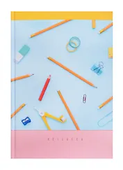 Книги для записей А5, 160л. "Яркий день" 7БЦ. Матовая ламинация, выбороч.лак., Listoff