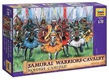 Сборная модель ЗВЕЗДА, Солдаты, Конные самураи, XVI-XVIIв, 1:72