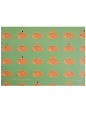 Альбом для рисования Unnika, "Озорные ёжики (орнамент)", А4, 20 листов, на евроспирали