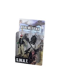 Фигурка Отряд S.W.A.T. Огнеметчик (BW125092-1) (+аксессуары) (3+) (блистер)