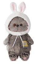 Игрушка мягкая Budi Basa, Басик BABY в шапке-зайка, 20см